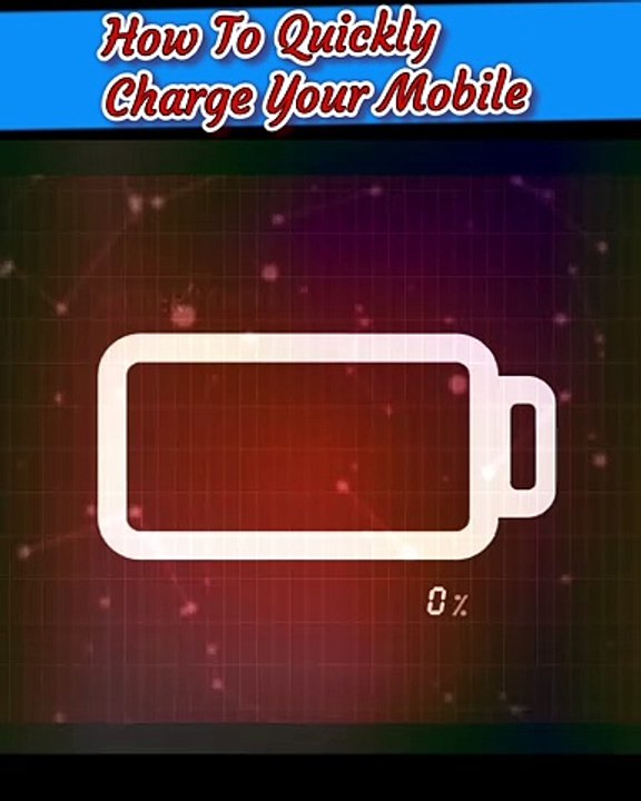 How to Quickly Charge your mobile phone