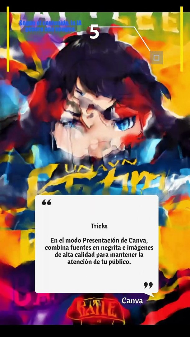 Canva Top 5 Para cada escena de la vida Ver.3 #Canva