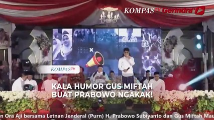 [FULL] Humor Gus Miftah Buat Prabowo Tertawa Lepas di Ponpes Ora Aji