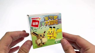 Chinese Building Block Toys | Unboxing Pokémon Building Blocks, Eevee