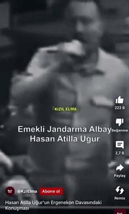 Uğur, babası Hasan Atilla Uğur'un görüntüleriyle Osman Gökçek'e yanıt verdi