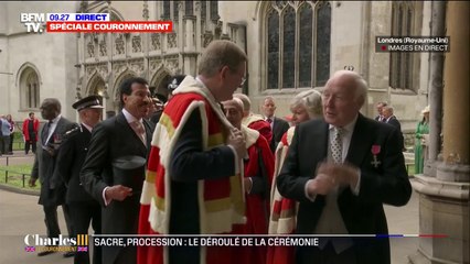 Couronnement: Lionel Richie arrive à l'abbaye de Westminster