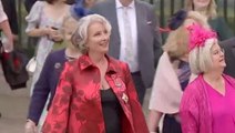 Emma Thompson arrives at Westminster Abbey ahead of coronation