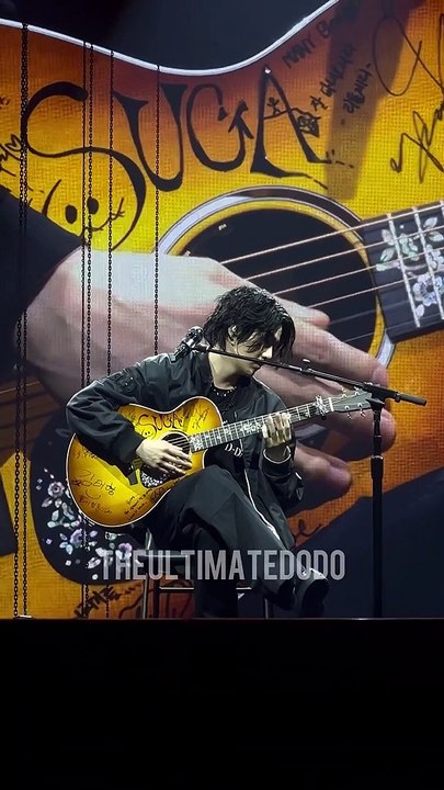 Seesaw Acoustic Guitar Version Suga BTS Agust D Belmont Park New York Concert Fancam