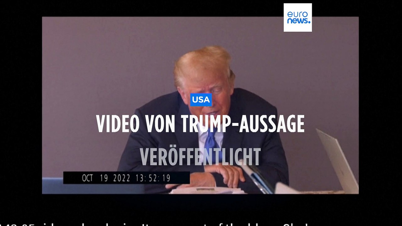 Vergewaltigungsprozess gegen Trump: Vernehmungsvideo veröffentlicht