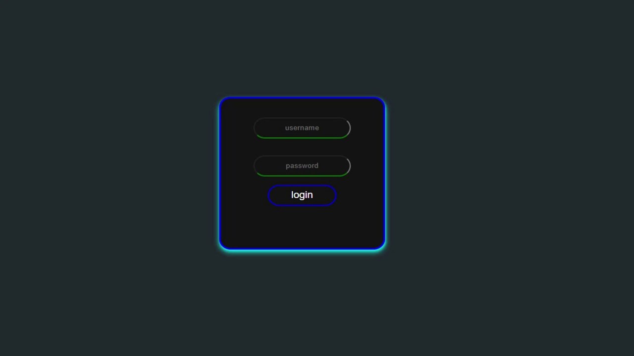 Animated Website Login Form Using HTML& CSS || watch code online