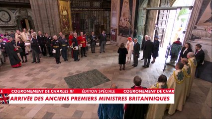Couronnement de Charles III : arrivées des anciens premiers ministres britanniques