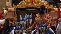 King and Queen begin Coronation procession from palace