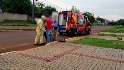 Motociclista fica ferido após acidente de trânsito no bairro Tropical
