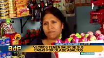 Vecinos temen salir de sus casas por ola de robos en SMP