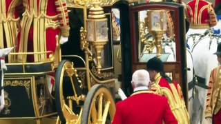 Coronation: King and Queen arrive at Westminster Abbey