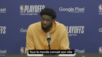 76ers - Embiid : "Nous n'avons tout simplement pas été assez bons"