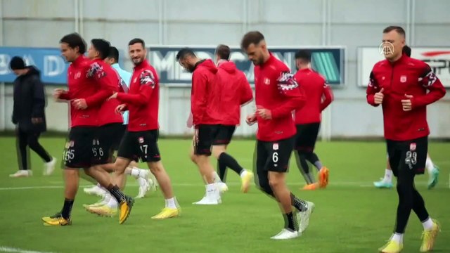 SİVAS - Sivasspor, Ümraniyespor maçının hazırlıklarını tamamladı