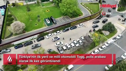 Togg polis arabası olarak ilk kez görüntülendi