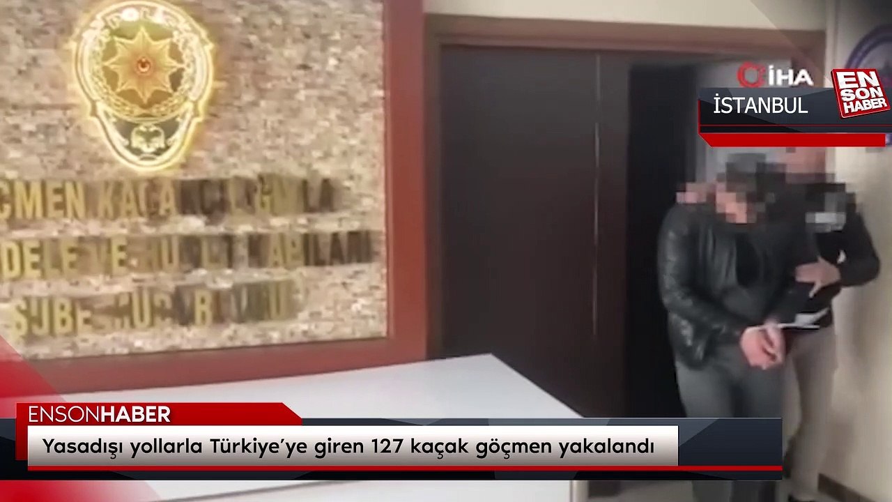 Yasadışı yollarla Türkiye’ye giren 127 kaçak göçmen yakalandı