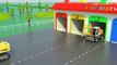 Excavator Crawler Crane and Construction Trucks for Kids  Railway Bridge Repair_1080p