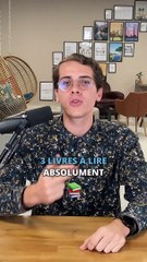 3 LIVRES À LIRE ABSOLUMENT ✅