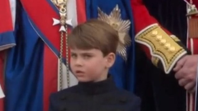 Prince Louis appears on Buckingham Palace balcony after ‘disappearing’ during Westminster Abbey service