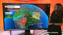 Wet weather continues into new week across the central US