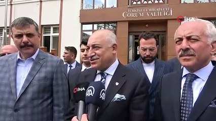 TFF Başkanı Büyükekşi, Çorum'da incelemelerde bulundu