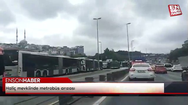 Haliç mevkiinde yaşanan metrobüs arızası