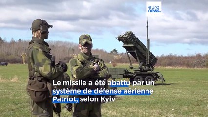 Un missile hypersonique russe abattu au-dessus de Kyiv, selon l'armée ukrainienne