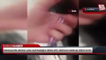 Sakarya’da damar yolu açılmadığını iddia etti, doktora saldırıp dişini kırdı