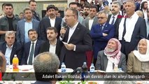 Adalet Bakanı Bozdağ, kan davası olan iki aileyi barıştırdı