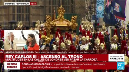 Néstor Osorio: 'El rey Carlos III tiene que contribuir a la unidad de Reino Unido'