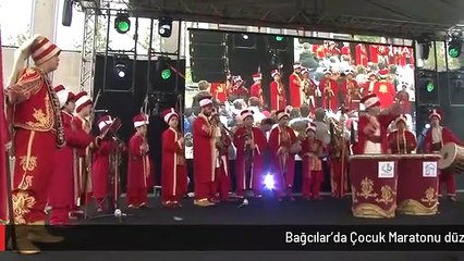 Bağcılar'da Çocuk Maratonu düzenlendi minikler doyasıya eğlendi