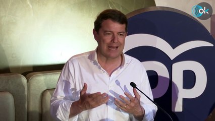 Mañueco afea al Gobierno que intente colar a Boñalos en Madrid y no vaya nadie a los premios de Castilla y León