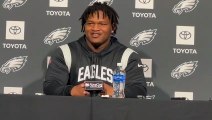 Eagles DT Jalen Carter at the start of rookie minicamp