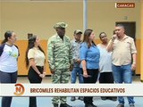 Alcaldía de Caracas realiza trabajos de recuperación con las Bricomiles en la U.E.N. Perú De Lacroix