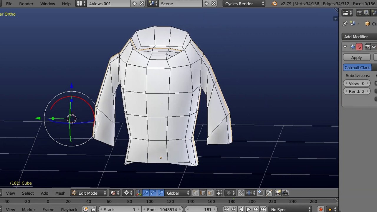 Character Speed Build in Blender# Body and Head