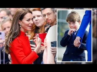 Kate montre des «émotions mitigées» lorsqu'elle est interrogée sur le «comportement» du prince Louis