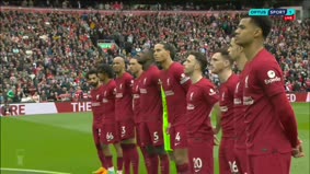 Liverpool fans boo national anthem