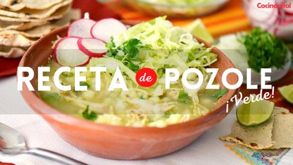 Prepara delicioso pozole verde de puerco con chile poblano ¡En 8 pasos!