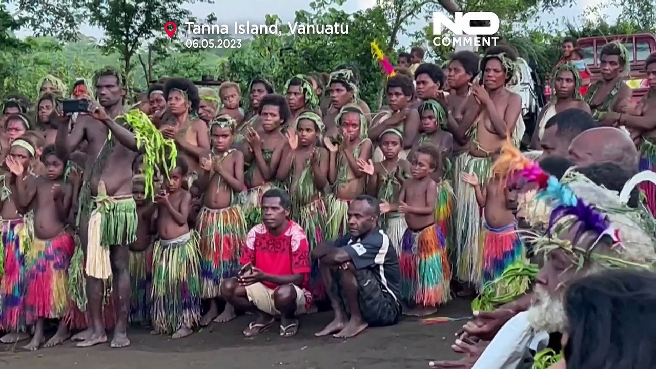 Au Vanuatu, l'île Tanna célèbre le couronnement de Charles III