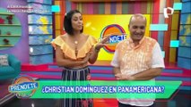 Así reaccionó Karla Tarazona con la llegada de Christian Domínguez a Panamericana TV