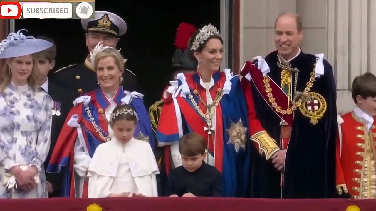 Troops perform Royal Salute in Buckingham Palace garden following King Charles Coronation