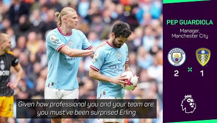 Guardiola says selfless Haaland should've taken Man City penalty