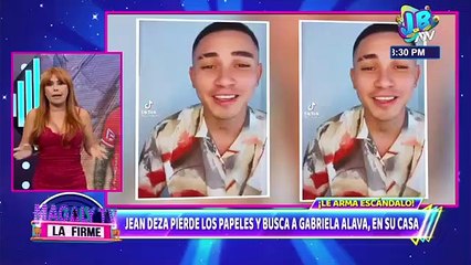 Jean Deza se confiesa con las cámaras de "Magaly Tv la firme"