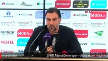 SPOR Adana Demirspor - Alanyaspor maçının ardından
