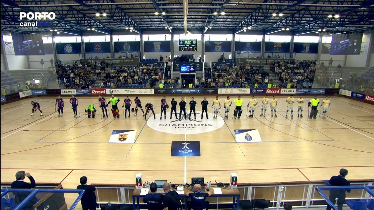 FC Porto (Hóquei em Patins): 'Dragão de gala' bate Barcelona e 'carimba' presença na final da Liga dos Campeões