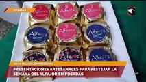 presentaciones artesanales para festejar la semana del alfajor en posadas