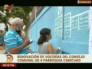 Caracas | Realizan renovación de 5 consejo en la parroquia Caricuao