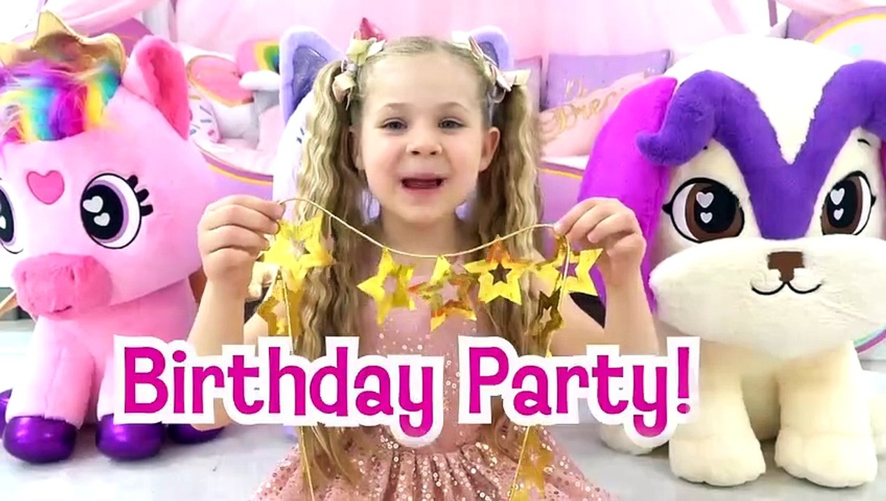 Diana and Roma Best Birthday Party. Magical Cartoon Compilation