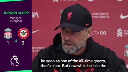 Klopp says Salah will be seen as all time-great