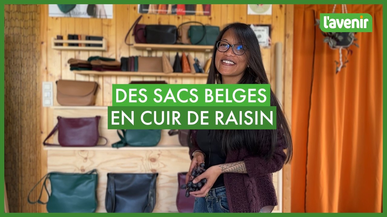 À Baillamont: Soho fabrique des sacs belges en cuir de raisin