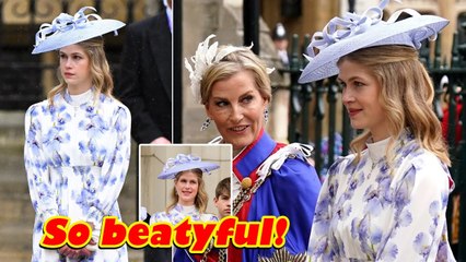 Lady Louise Windsor STUNS with a very beautiful and elegant new look!